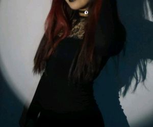 Black Netted Dress