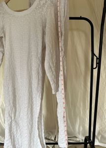 White Chikankari Kurta Set