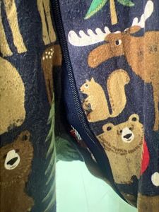 Cozy Footed Pajamas with Woodland Creatures