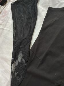 Chic Black Bell Sleeve Top