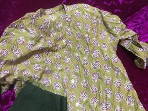 Printed Kurta top with pants
