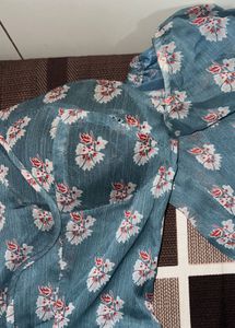 Floral Ruffle Mini Dress