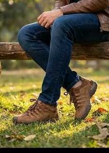 Woodland Stylish Brown Casual Boots