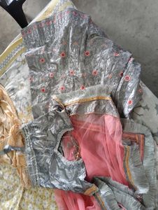 Elegant Grey Lehenga Choli Set