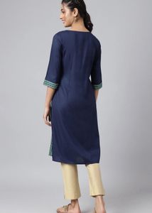 Elegant Printed Straight Kurta set