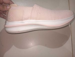 Light Pink Slip-On Sneakers