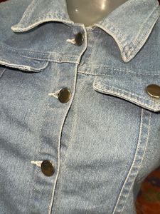 Denim Button-Up Dress