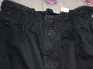 High Waisted Denim Pants