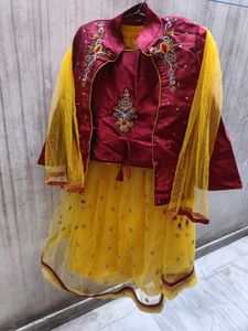 Girls4 piece Ethnic Dress