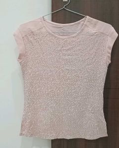 Stylish Pink Sparkle Top