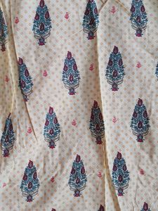 Beautiful Yellow &amp; Red Printed Kurta