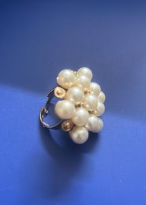 Adjustable Pearls Ring For Women’s