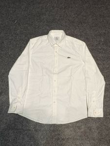 Authentic Lacoste Live Luxury White Casual Shirt