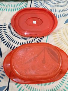 Red Food Container with Lid