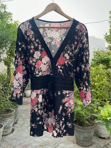 Floral Kimono Style Dress
