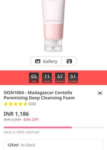 Centella Deep Pore Minimizing Foam Cleanser