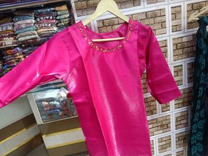 butter silk soft short kurti for woman's