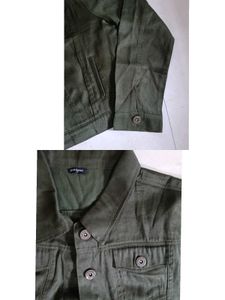 Stylish Green Cropped Jacket