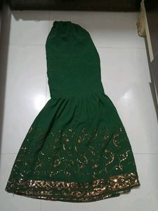Green Embellished Garara Suit