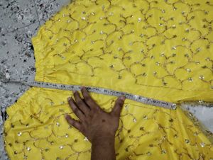 Sparkling Yellow Sharara Set