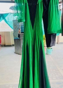 Vibrant Green Ethnic Gown