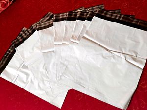 10×12 Inch Tamper Proof Courier Bag With Stick