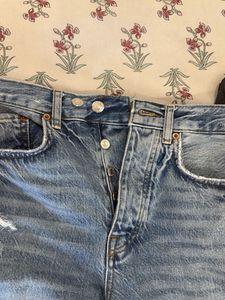 Hardly used Distressed Blue Denim Jeans