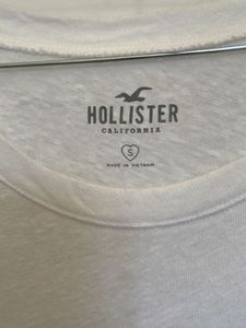 White Hollister Peplum Top