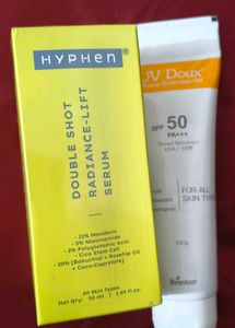 Hyphen Double Shot Radiance-Lift Serum & UV Doux S