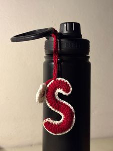 "S" Charm with Flower