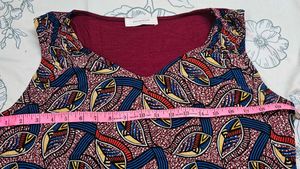 Vibrant Printed Promod sleeveless top