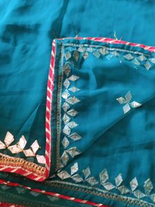 Rajasthani Odhni With Gotta Patti Lace Border
