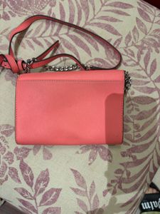 Michael Kors Coral Chain Wallet Crossbody