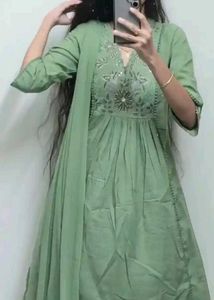 Beautiful Green Kurta Set