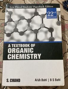 Organic Chemistry Textbook 22nd Edition