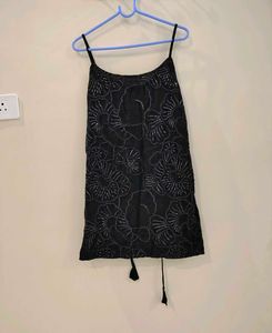 Brand New Black Embellished Kurta Set