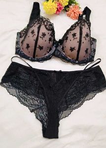 Black Lace Padded embroidery set