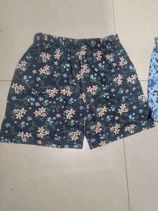 Floral Print Sleep Shorts
