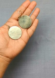 Bohemian Turquoise &amp; Coral Tibetan Silver Earrings