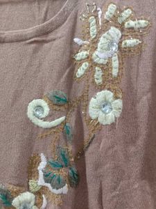 Embroidered Casual Top