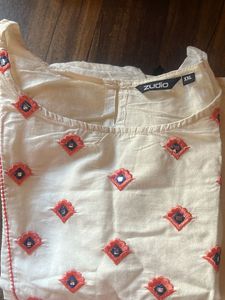 Zudio White Kurta