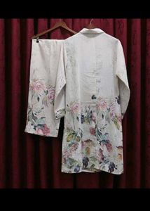 Floral Print Kurta Set
