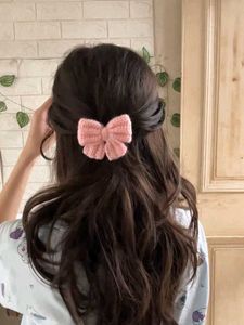 Pink Bow Hair Clip