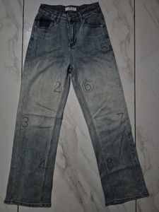 Stylish Blingy Light Wash Denim Jeans