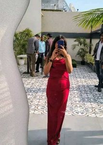 Elegant Red Maxi Dress for valentine's day