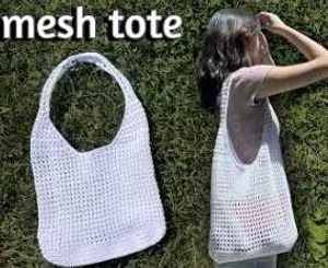 Chic Crochet Flower Shoulder Bag