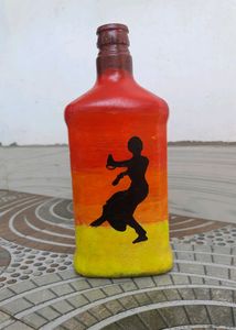 Bharatanatyam Bottle ART (2 POSES)