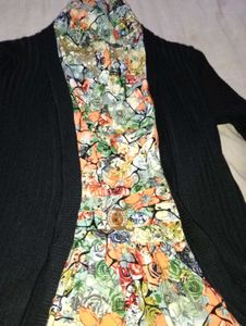 COMBO of Cardigan and a dress