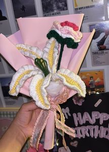 Crocheted Lily Bouquet