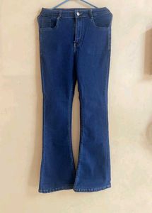 Classic High-Waisted Flare Jeans